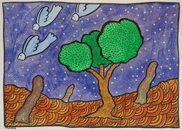 Fine Art Drawings, Oiz'hommes à l'arbre, Laurent Mangepapier