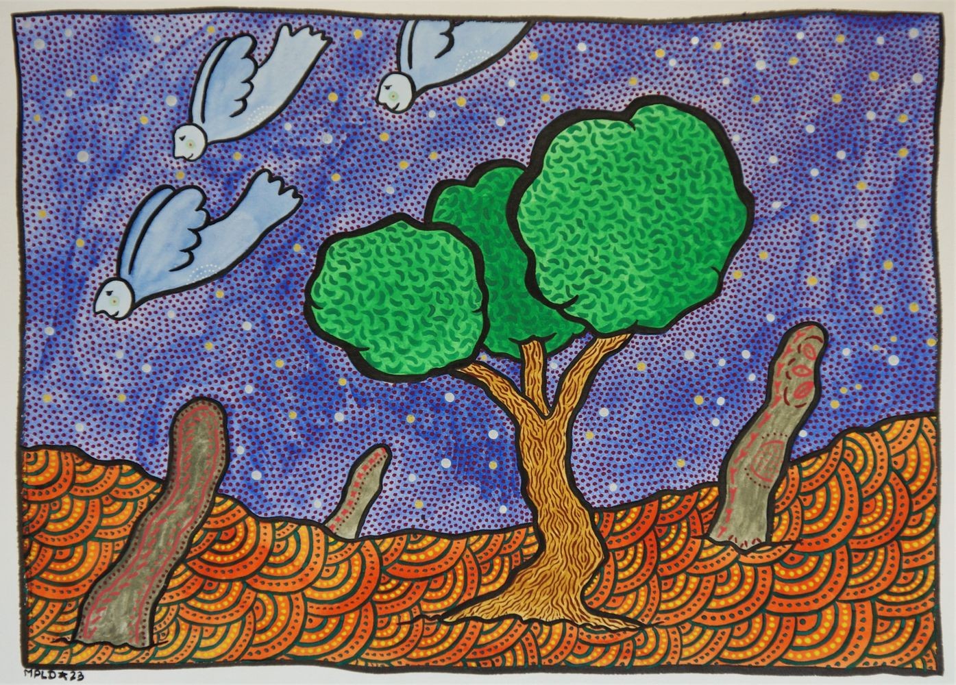 Laurent Mangepapier, Oiz'hommes à l'arbre Laurent Mangepapier, Oiz'hommes à l'arbre