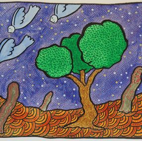 Fine Art Drawings, Oiz'hommes à l'arbre, Laurent Mangepapier