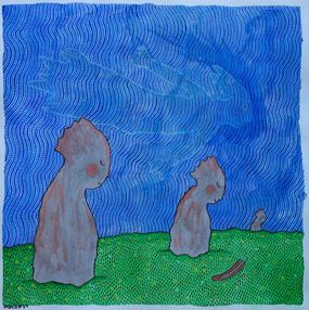 Fine Art Drawings, Optimisme de pierre, Laurent Mangepapier