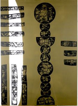 Gemälde, Cohésion Fragmentée, Elisabeth Lissonde