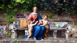 Gemälde, The Virgin and the Childs, Mayer Azar