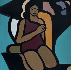 Painting, Untitled 1, Mariam Okribelashvili