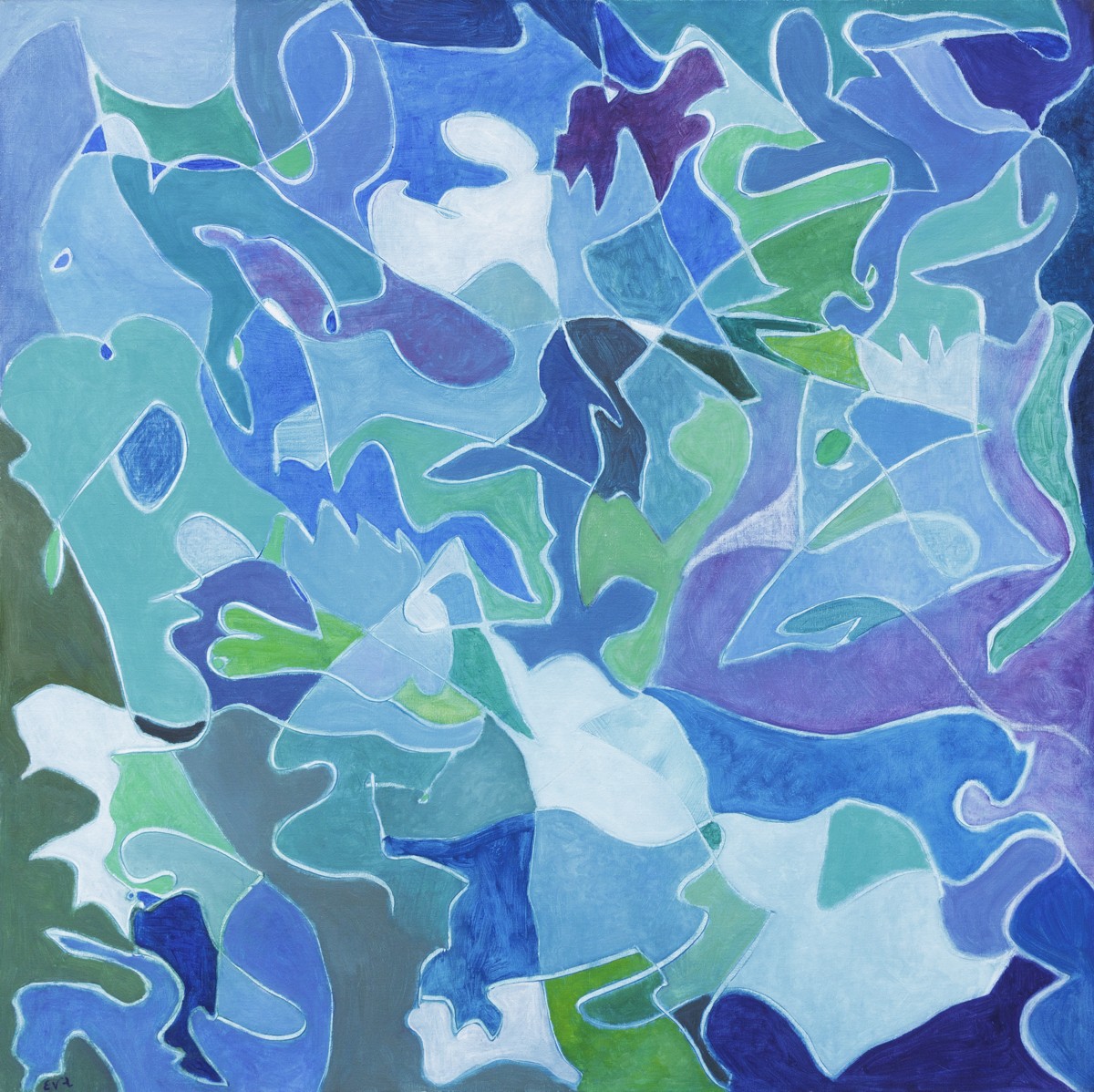 Eva Schmidt, Eau - Abstraction colorée Eva Schmidt, Eau - Abstraction colorée