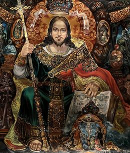Peinture, Christ in Glory, Alexander Litvinov