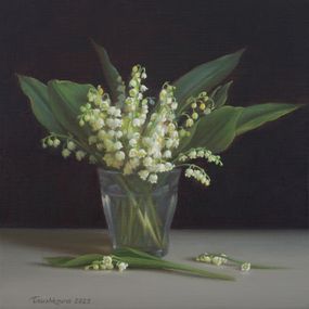 Painting, Favorite lilies of the valley, Irina Trushkova
