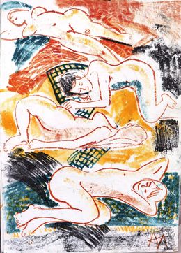 Fine Art Drawings, Beach Season, Anna Lageda