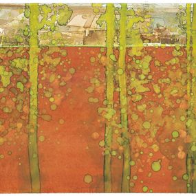 Pintura, La terre rouge, Gottfried Salzmann