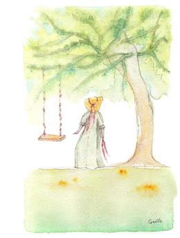 Fine Art Drawings, Auprès de mon arbre, Gaelle Beyaert