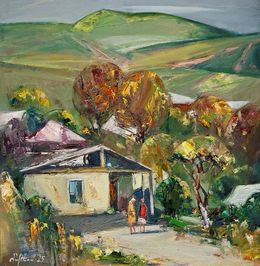 Pintura, Village Afternoon, Mateos Sargsyan