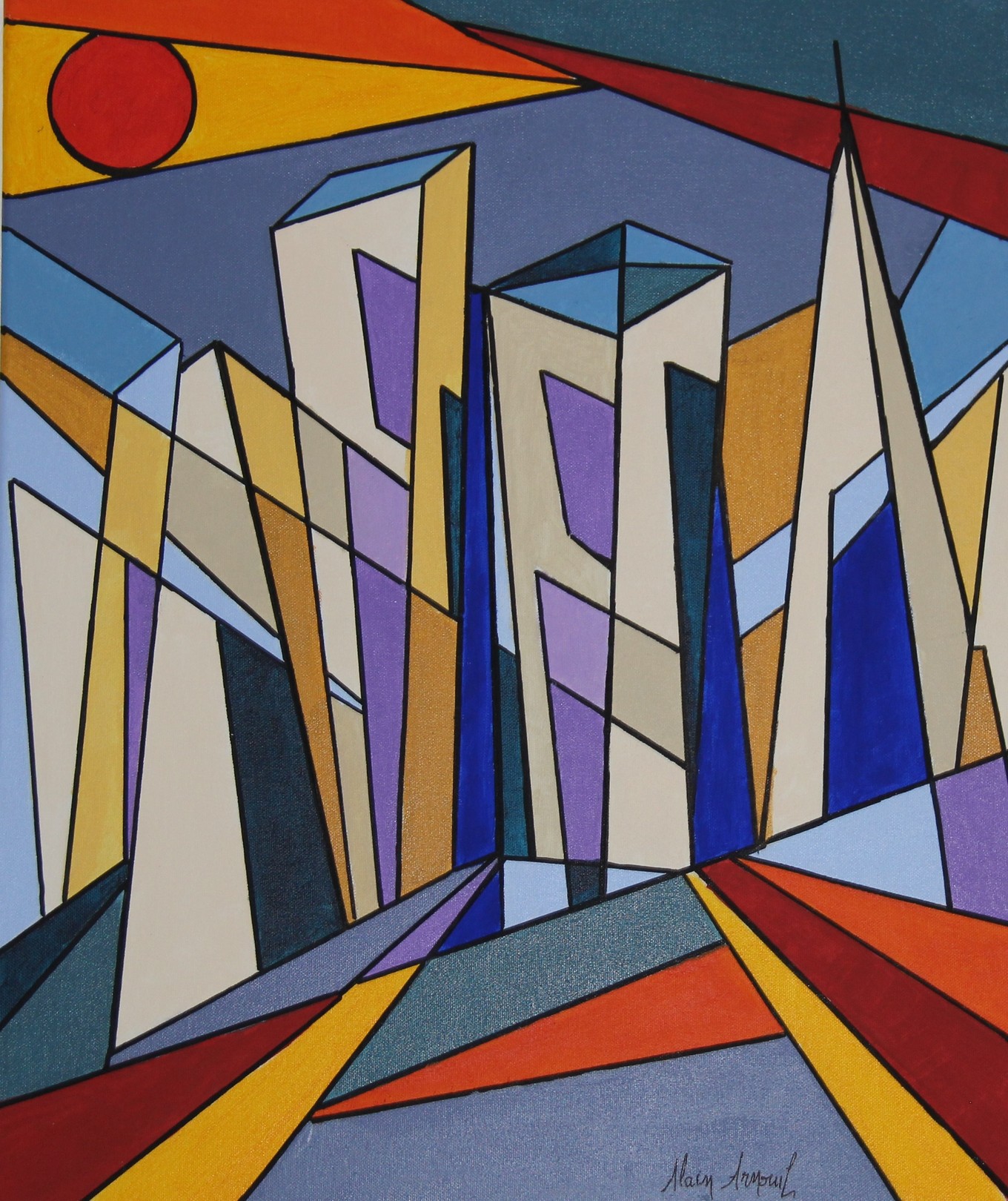 Alain Arnouil, Ville de verre Alain Arnouil, Ville de verre