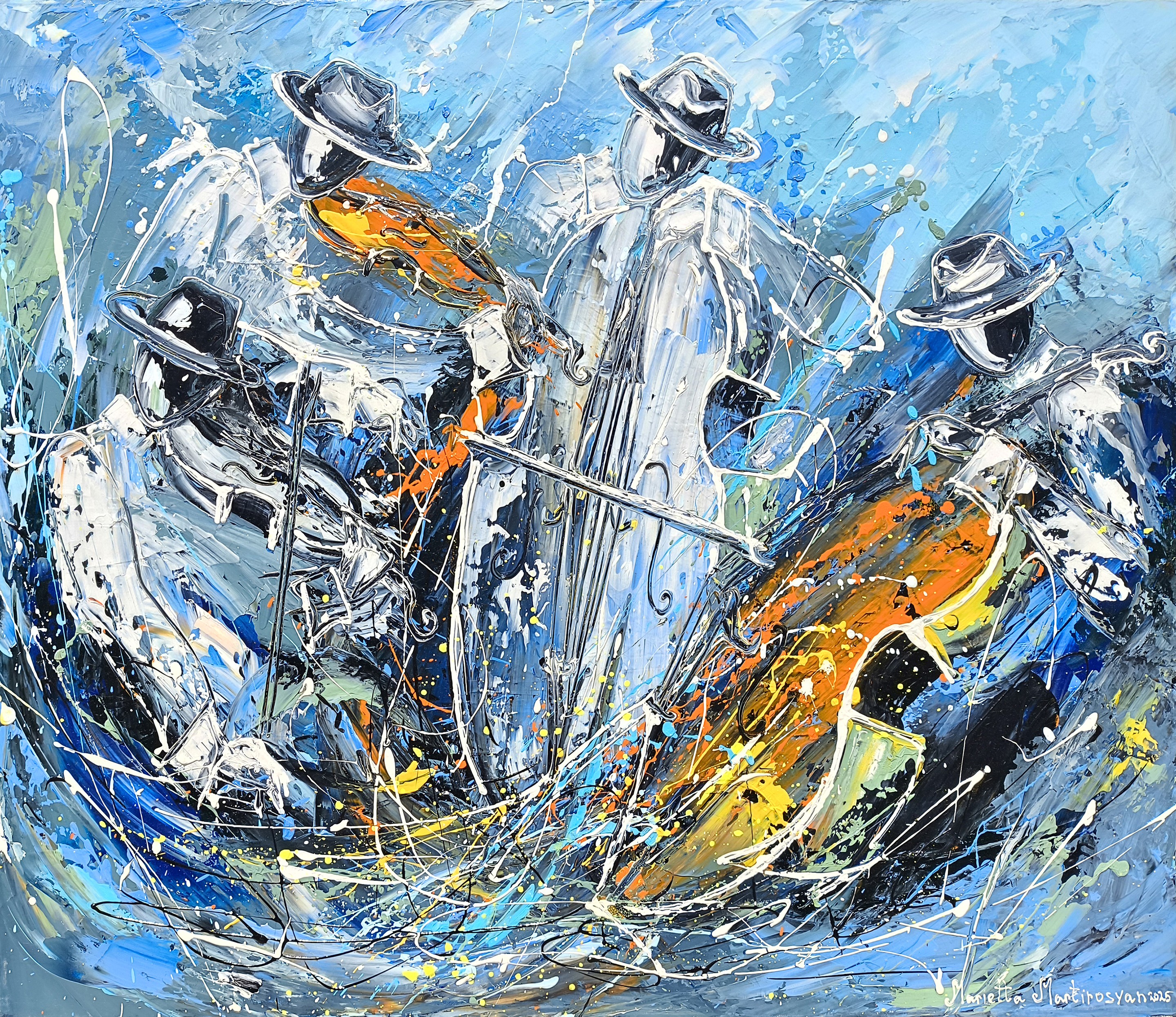 Marieta Martirosyan, Symphony in Blue Marieta Martirosyan, Symphony in Blue