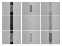 Peinture, Polyptych of Masks (white), Marcello De Angelis