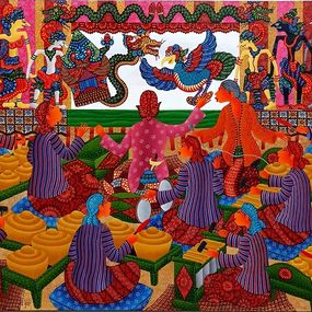 Peinture, Jatayu and the Dragon, Kusbudiyanto