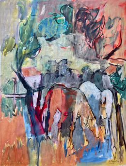 Peinture, Camargue, chevaux Réf : CPBD1140, Claude Frégère