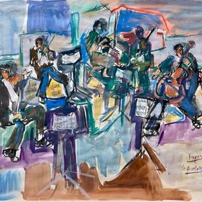 Peinture, La Quintette  Réf : CPBD1145, Claude Frégère