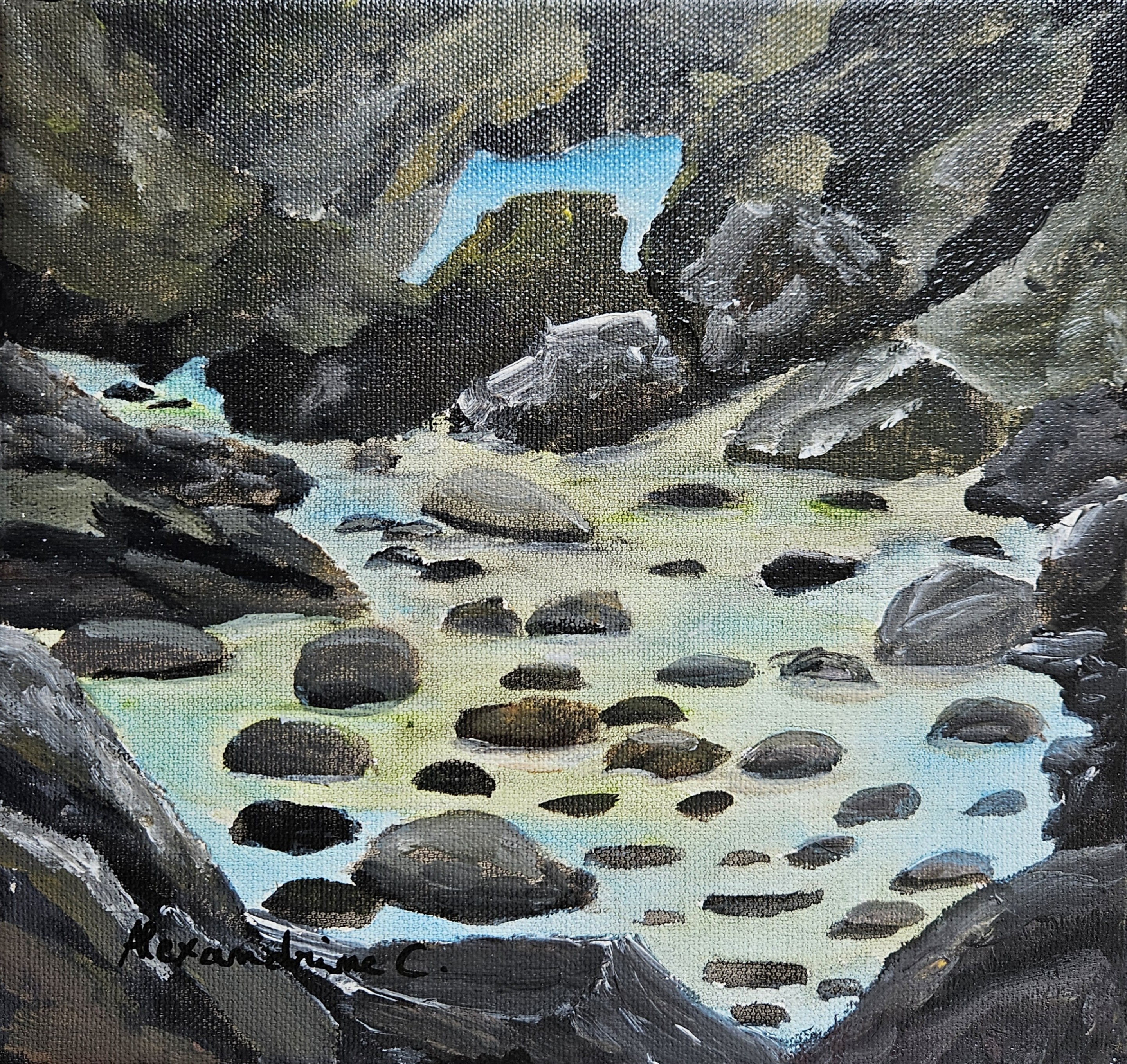 Caroline Alexandrine, Grotte Caroline Alexandrine, Grotte