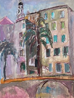Pittura, Le Palmier, Menton Réf : CPBD1134, Claude Frégère
