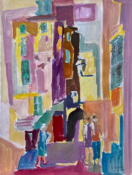 Pittura, Le vieux Menton Réf : CPBD1131, Claude Frégère