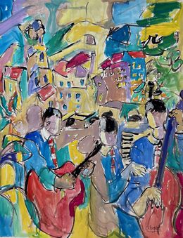 Pittura, Les musiciens 2  Réf : CPBD1142, Claude Frégère