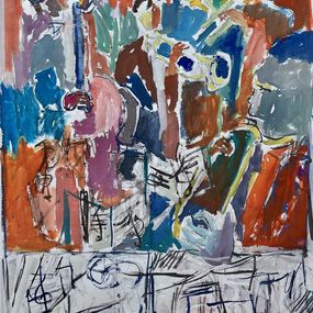 Peinture, Les musiciens 4  Réf : CPBD1146, Claude Frégère