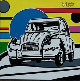 Painting, 2cv pop, Angélique Dufossé