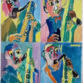 Peinture, New York, Houston, Pop Art Influence Réf : CPBD1129, Claude Frégère