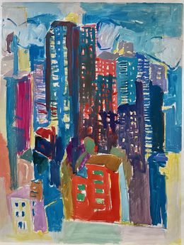 Painting, New York, Manhattan Réf : CPBD1128, Claude Frégère