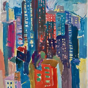 Painting, New York, Manhattan Réf : CPBD1128, Claude Frégère