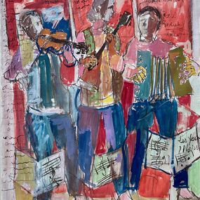 Pittura, Trio tzigane, les yeux noirs Réf : CPBD1141, Claude Frégère