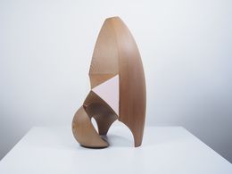 Sculpture, Planar Integrations No.1 - Abstract Wood Sculpture, Mike Sasaki