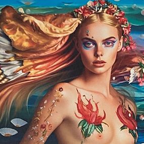 Drucke, La femme colorée, Rodney Haker