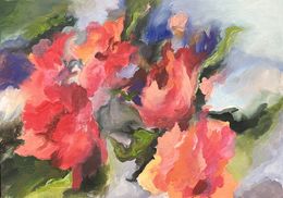 Painting, Fuchsia, Iryna Bondar