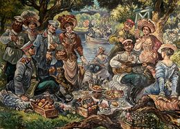 Peinture, Picnic, Alexander Litvinov