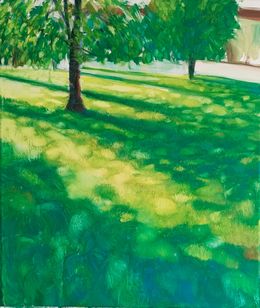 Gemälde, Luce che cammina sul prato, Mauro Tròlese