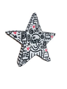 Sculpture, Star Mr.Hope recto/verso, MrHope