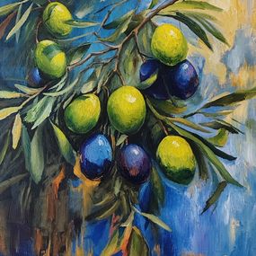 Peinture, Olive Twilight Symphony, Oksana Evteeva (Oksana Siciliana)