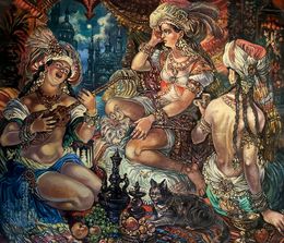 Painting, Roxolana, Alexander Litvinov