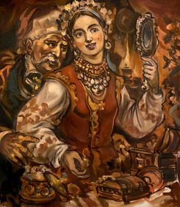 Peinture, Beautiful daughter, Alexander Litvinov