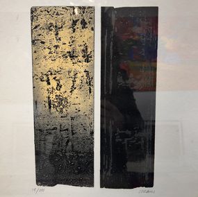 Édition, Sans titre, aquatinte, Pierre Soulages