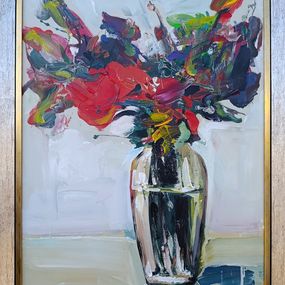 Peinture, Bouquet, Roman Dub