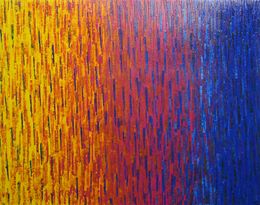 Painting, Fondu de couleurs test 1, Jonathan Pradillon