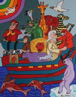 Peinture, L'arche de Noé, Alain Arnouil