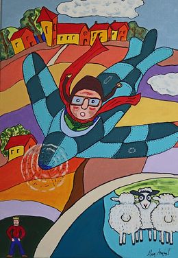 Painting, Dessine moi un mouton, Alain Arnouil