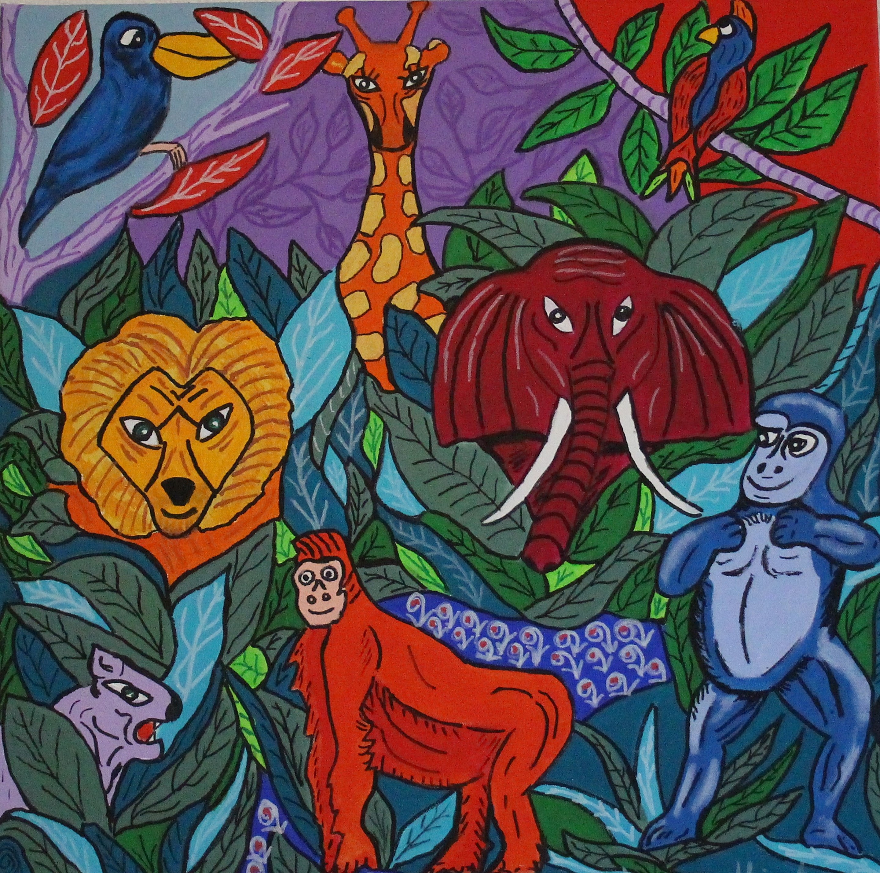 Alain Arnouil, La toile de la jungle Alain Arnouil, La toile de la jungle