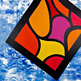 Painting, Window to the ocean XXL, Christoph Prein