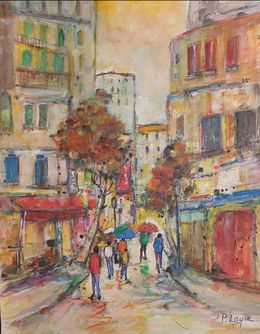 Painting, Coin de rue, Patrice Layre