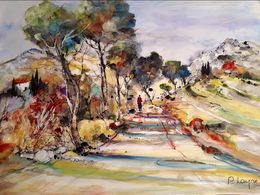 Painting, Promenade en Provence, Patrice Layre