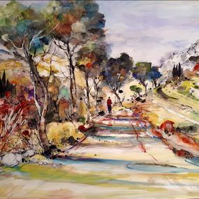 Peinture, Promenade en Provence, Patrice Layre