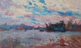 Painting, Evening is coming soon, Oleksandr Khrapachov